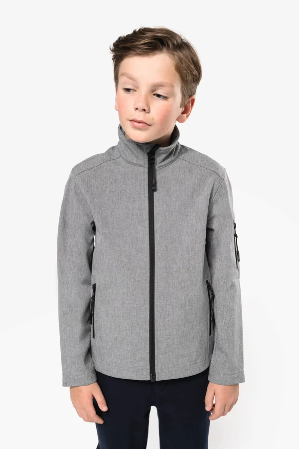 Kinder Softshell-Jacke