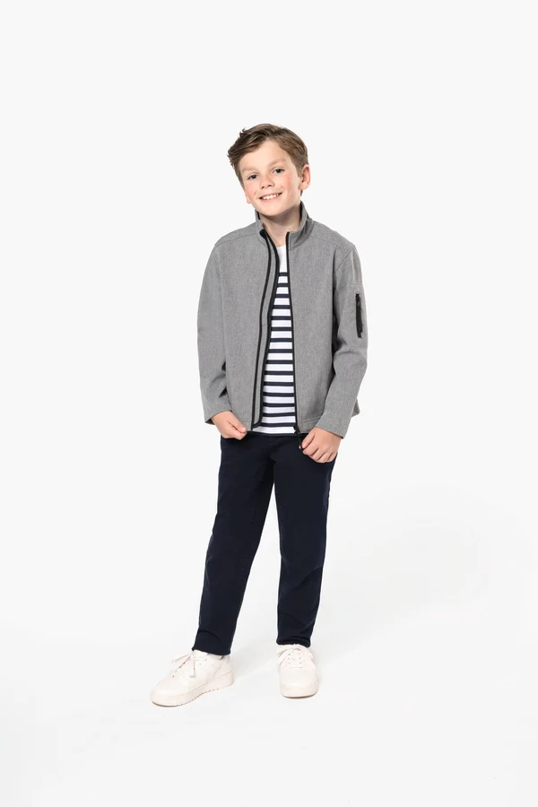 Kinder Softshell-Jacke