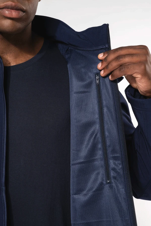 Herren Softshell-Jacke mit Abnehmbare Kapuze