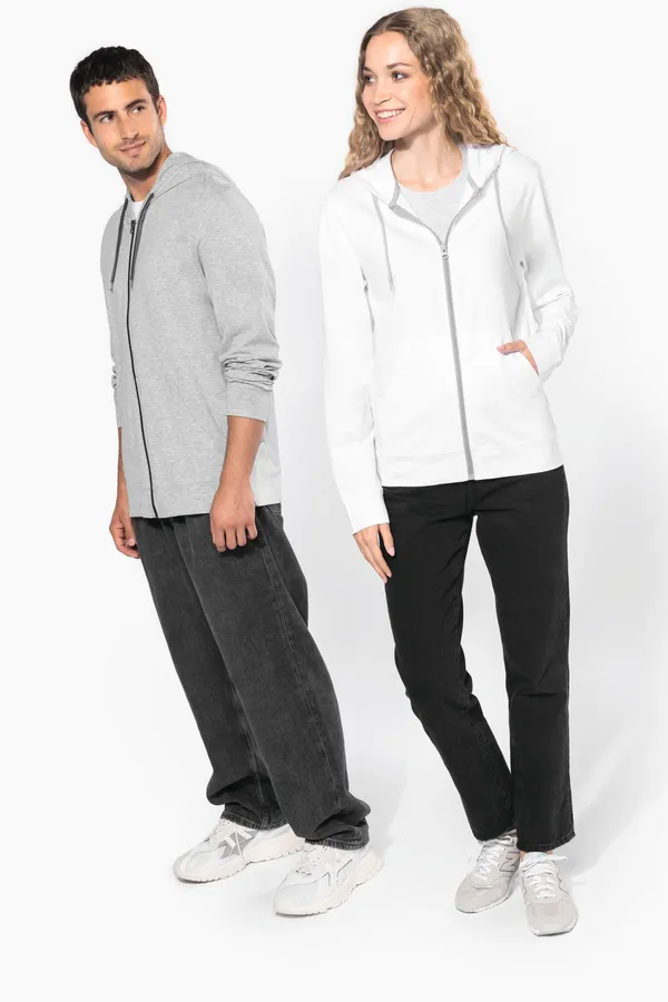 Lightweight Cotton Hooded Sweatshirt