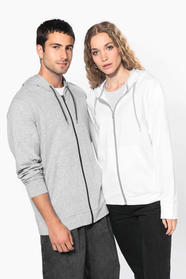 Lightweight Cotton Hooded Sweatshirt