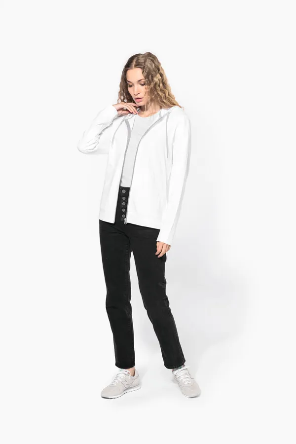 Lightweight Cotton Hooded Sweatshirt
