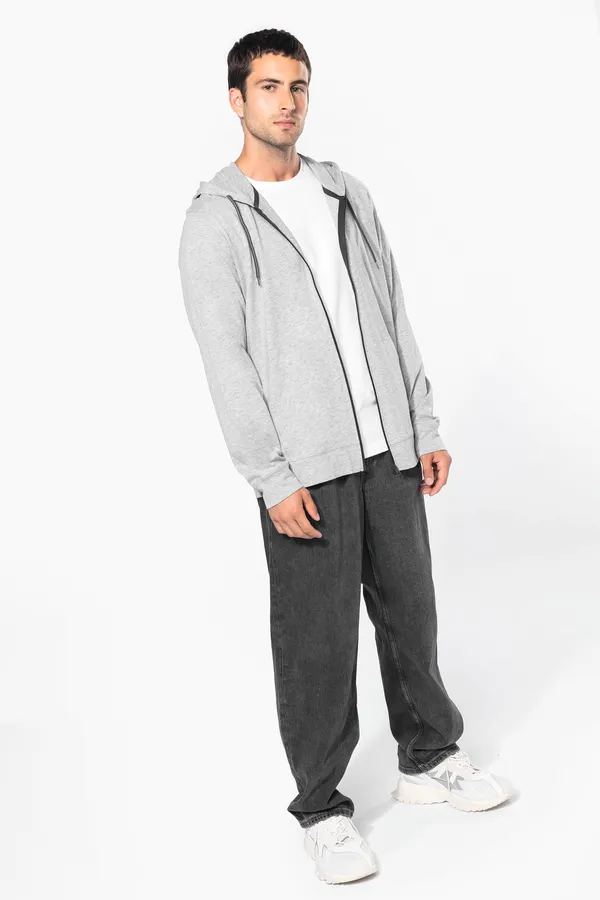 Lightweight Cotton Hooded Sweatshirt