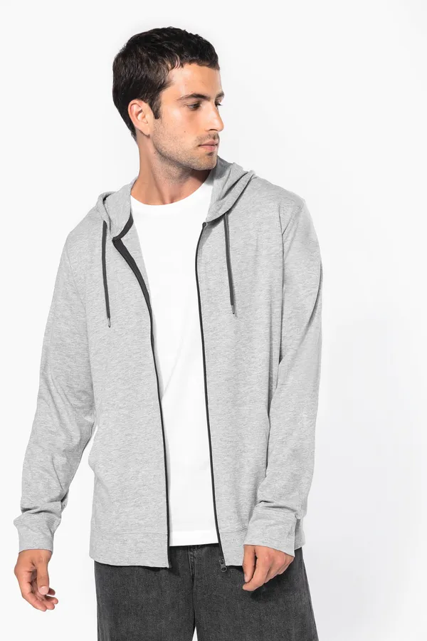 Lightweight Cotton Hooded Sweatshirt