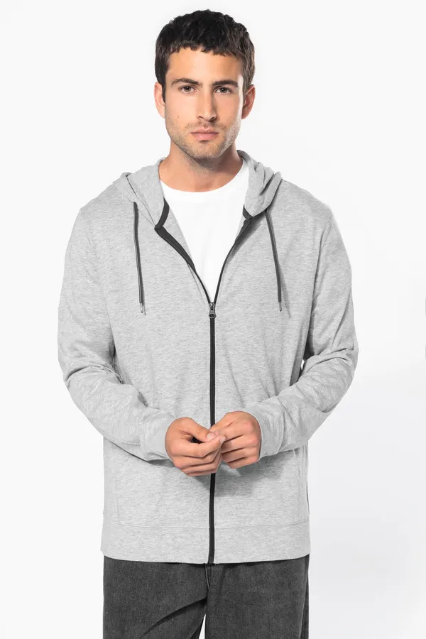 Lightweight Cotton Hooded Sweatshirt