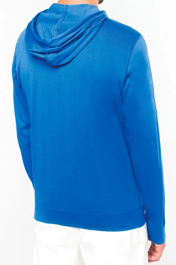 Lightweight Cotton Hooded Sweatshirt