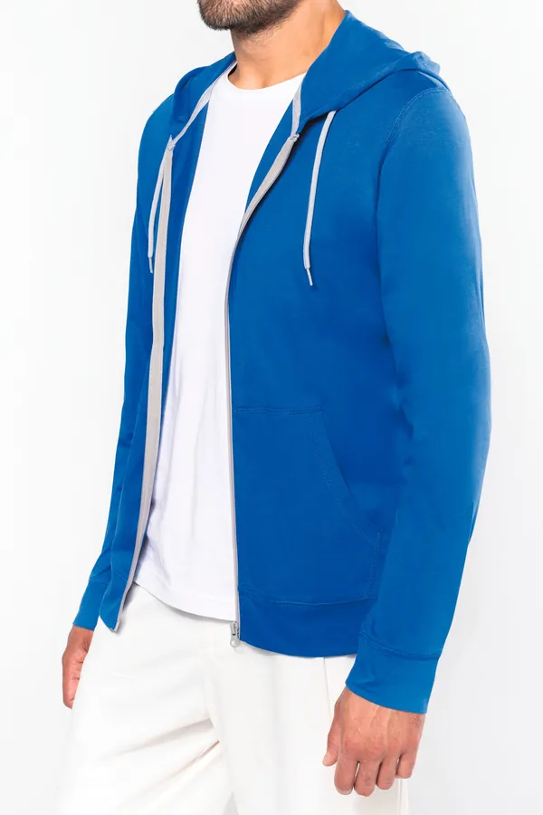 Lightweight Cotton Hooded Sweatshirt