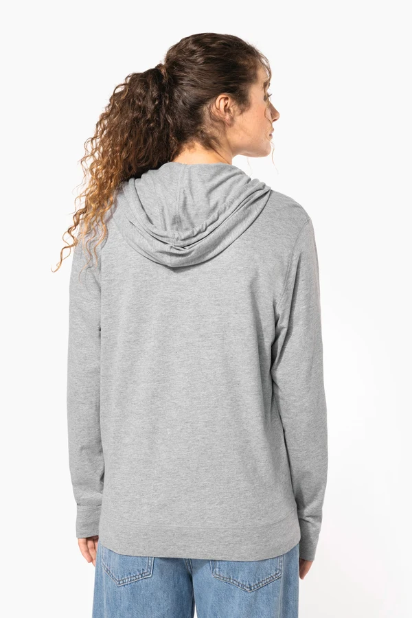 Lightweight Cotton Hooded Sweatshirt