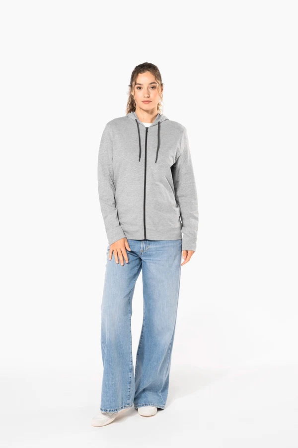 Lightweight Cotton Hooded Sweatshirt