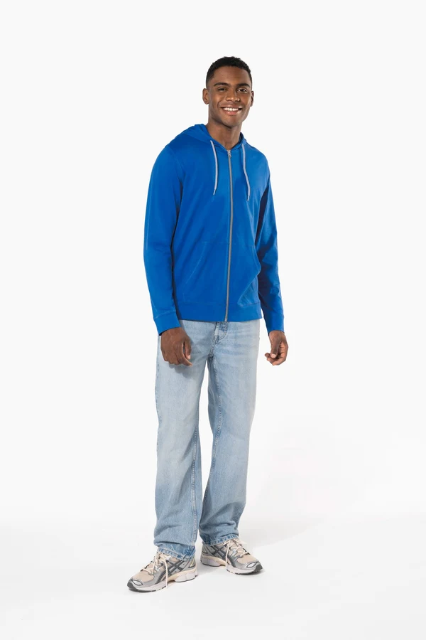 Lightweight Cotton Hooded Sweatshirt