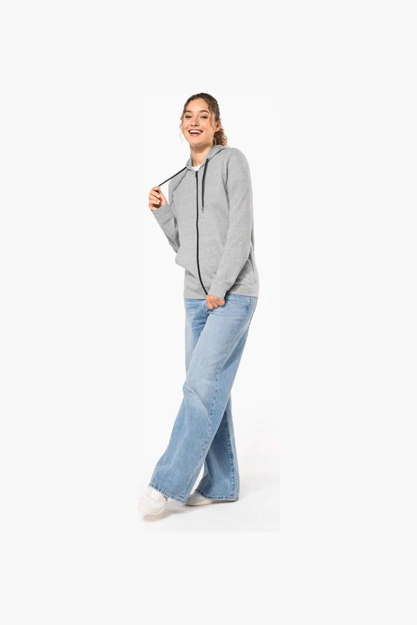 Lightweight Cotton Hooded Sweatshirt