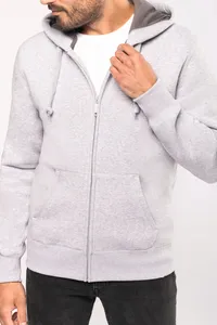 Kapuzensweatshirt mit Reißverschluss