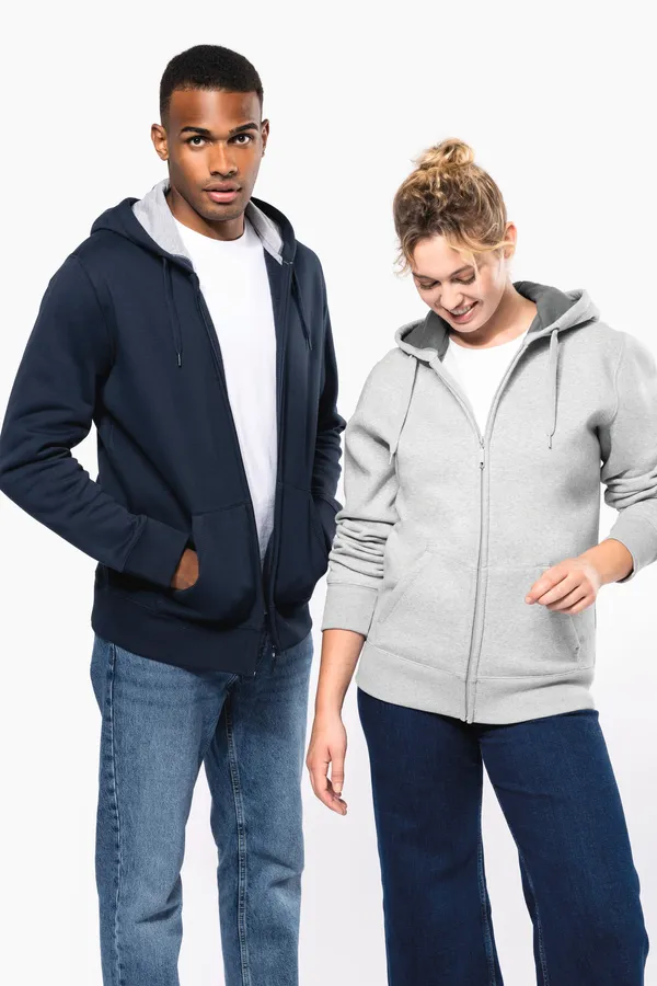 Kapuzensweatshirt mit Reißverschluss