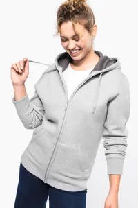 Kapuzensweatshirt mit Reißverschluss