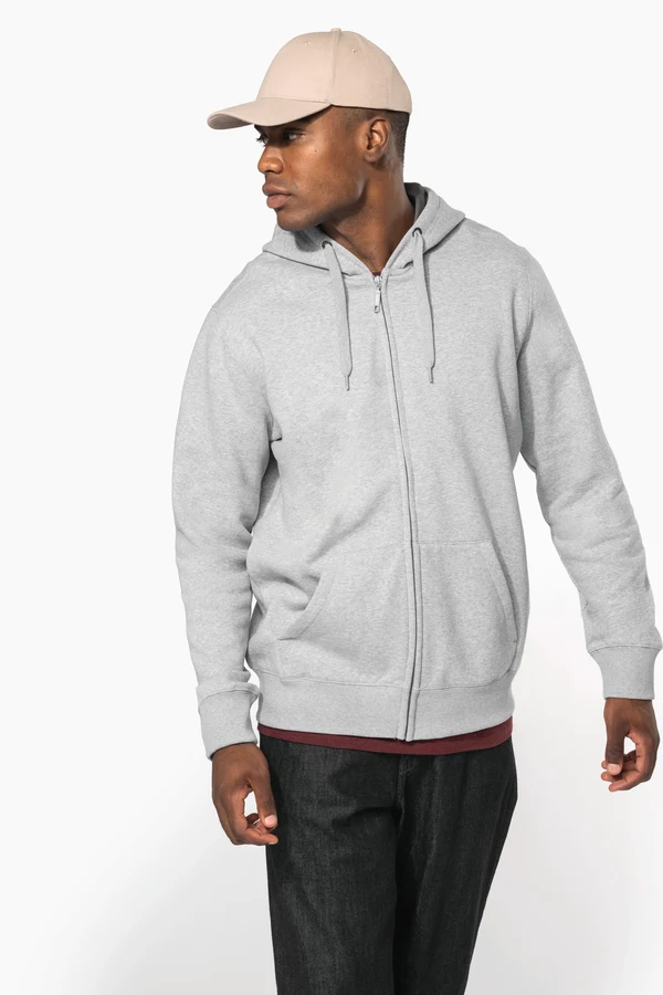 Kapuzensweatshirt mit Reißverschluss