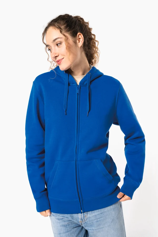 Kapuzensweatshirt mit Reißverschluss