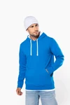 Herren-kapuzensweatshirt bicolor