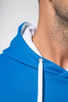 Herren-kapuzensweatshirt bicolor