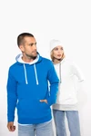 Herren-kapuzensweatshirt bicolor