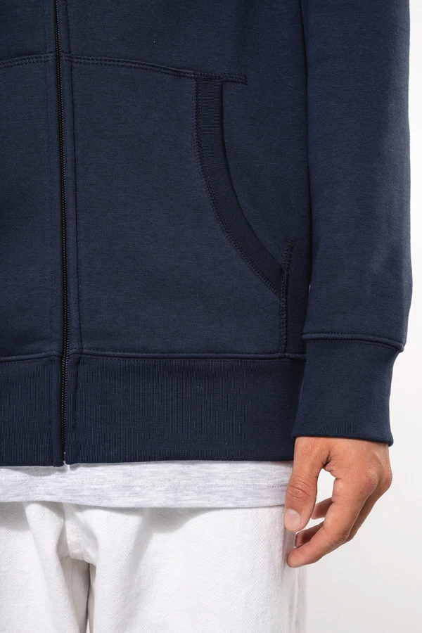 KAPUZENSHIRT MIT REIßVERSCHLUSS