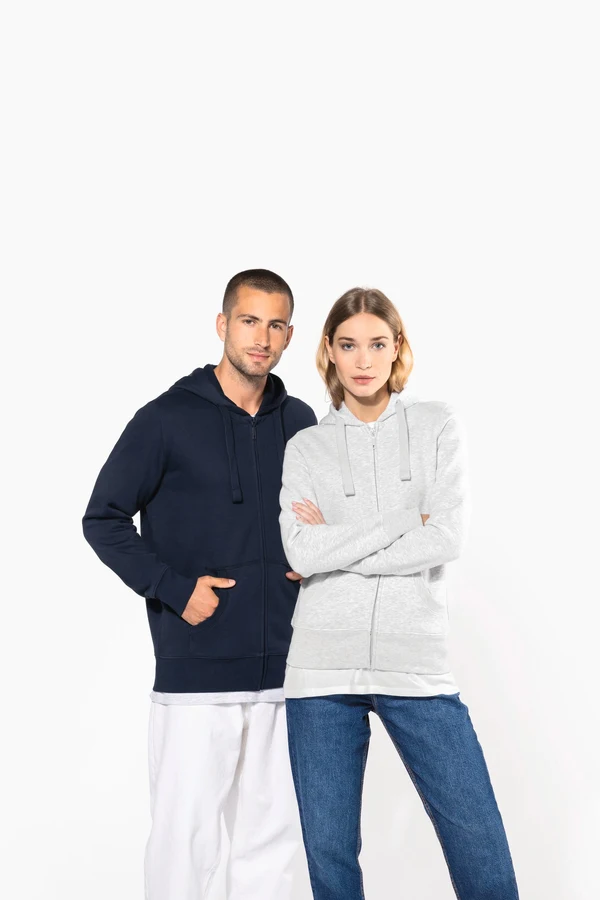 KAPUZENSHIRT MIT REIßVERSCHLUSS
