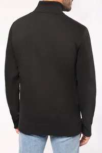 Herren Fleece-Sweater mit Reißverschluss