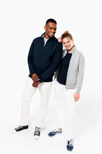 Herren Fleece-Sweater mit Reißverschluss