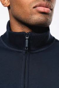 Herren Fleece-Sweater mit Reißverschluss