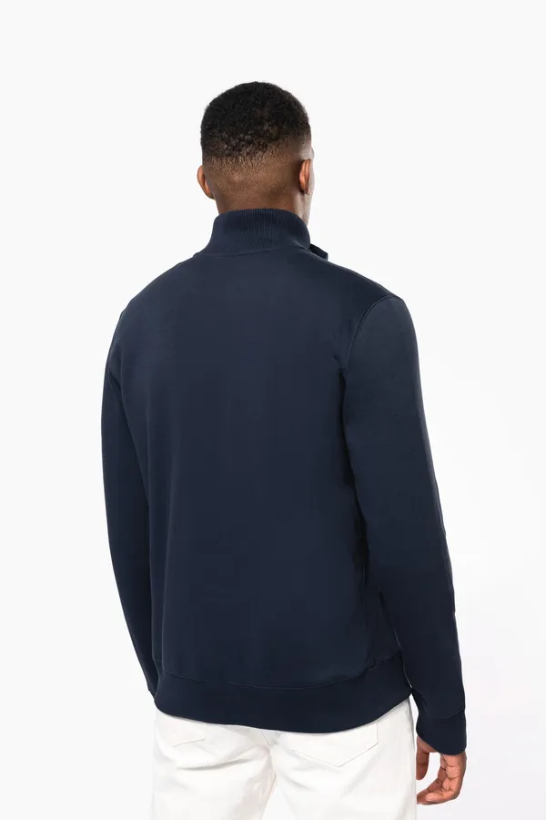 Herren Fleece-Sweater mit Reißverschluss