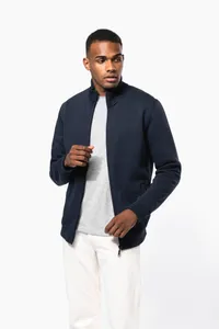 Herren Fleece-Sweater mit Reißverschluss