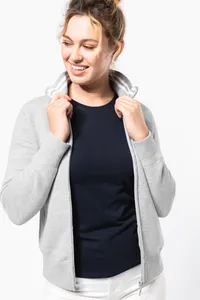Damen Fleece-Sweater mit Zip