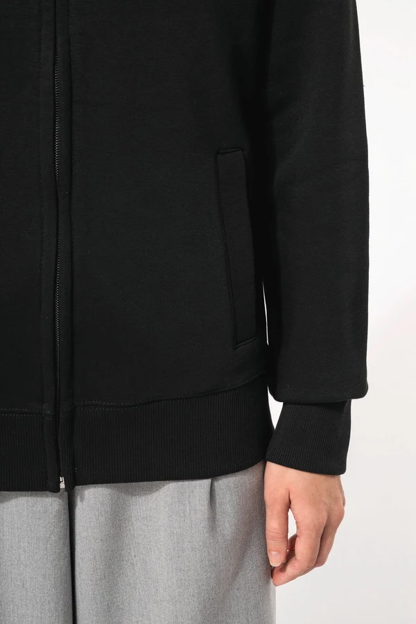 Damen Fleece-Sweater mit Zip