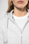 DAMEN KAPUZENSHIRT mit Reißververschluss