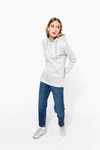 DAMEN KAPUZENSHIRT mit Reißververschluss