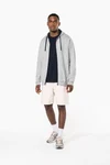 HERREN-KAPUZENSWEATSHIRT BICOLOR mit Reißverschluss