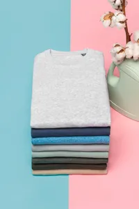 Umweltfreundliches Sweatshirt mit Rundhalsausschnitt