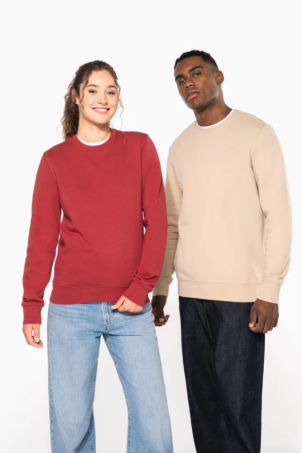 Umweltfreundliches Sweatshirt mit Rundhalsausschnitt