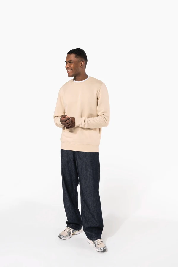 Umweltfreundliches Sweatshirt mit Rundhalsausschnitt