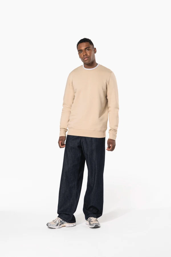 Umweltfreundliches Sweatshirt mit Rundhalsausschnitt