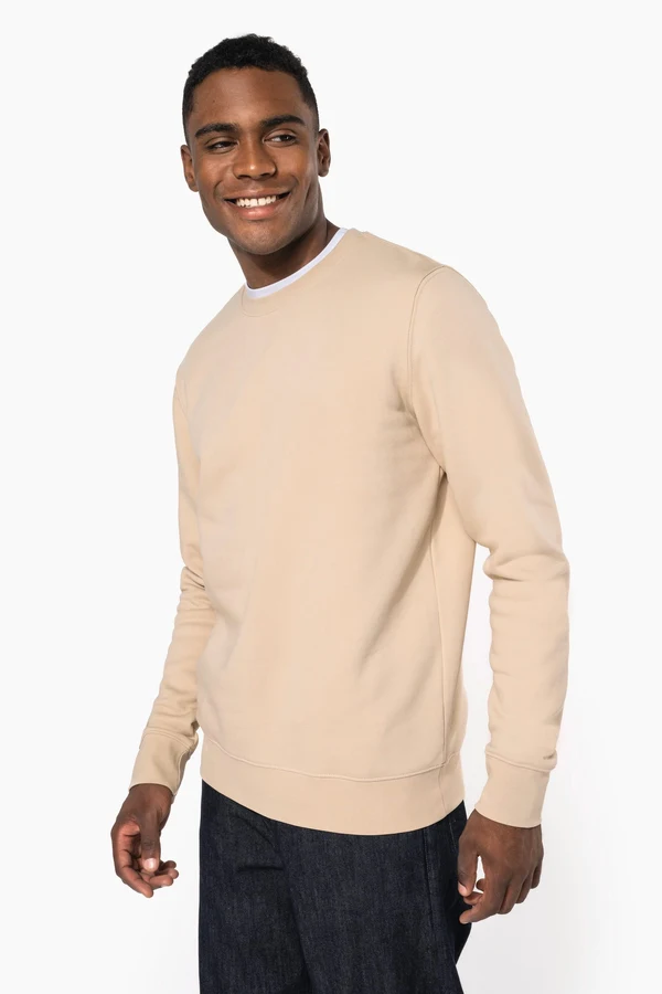 Umweltfreundliches Sweatshirt mit Rundhalsausschnitt