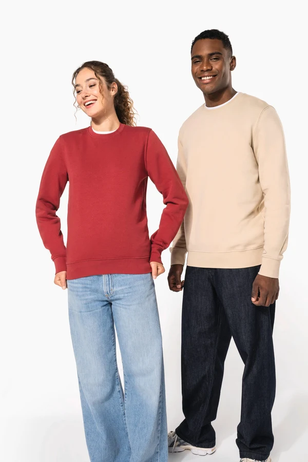 Umweltfreundliches Sweatshirt mit Rundhalsausschnitt