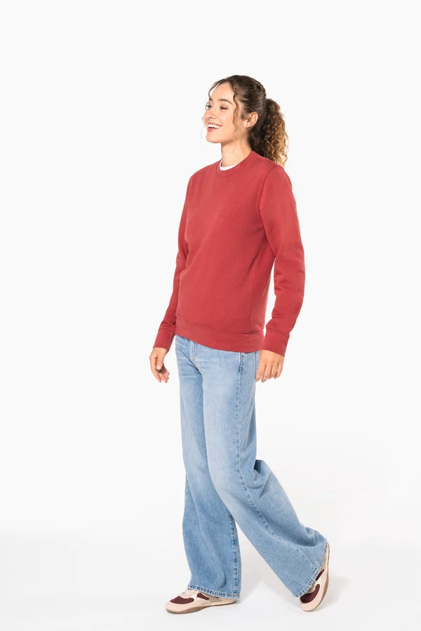 Umweltfreundliches Sweatshirt mit Rundhalsausschnitt