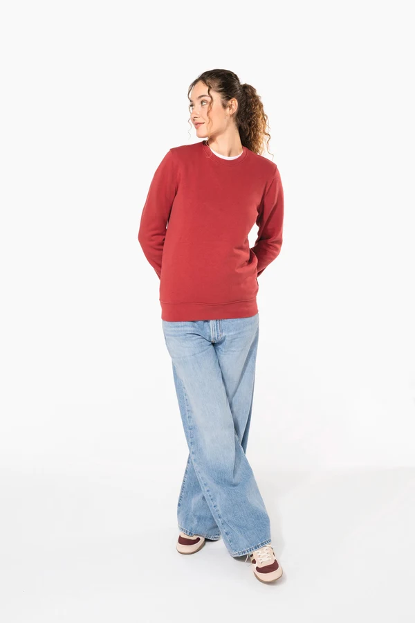 Umweltfreundliches Sweatshirt mit Rundhalsausschnitt