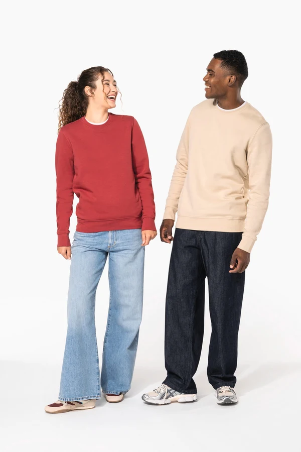 Umweltfreundliches Sweatshirt mit Rundhalsausschnitt