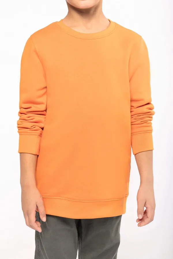 Umweltfreundliches Sweatshirt mit Rundhalsausschnitt für Kinder