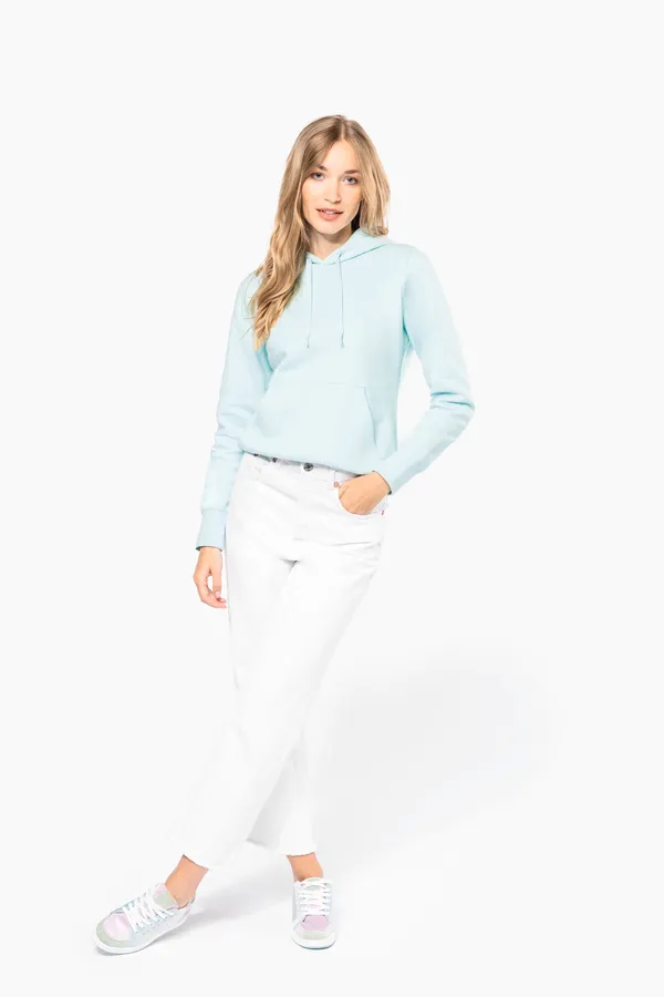 Umweltfreundliches Kapuzensweatshirt für Damen