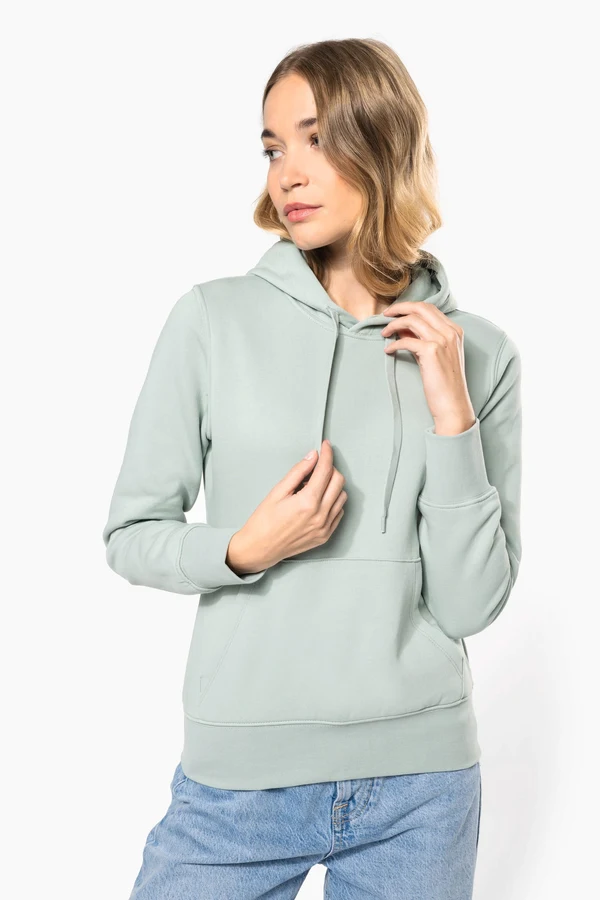 Umweltfreundliches Kapuzensweatshirt für Damen