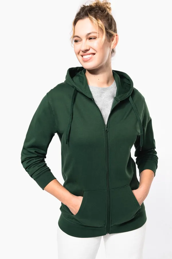 Kapuzen-sweatshirt mit Reißverschluss