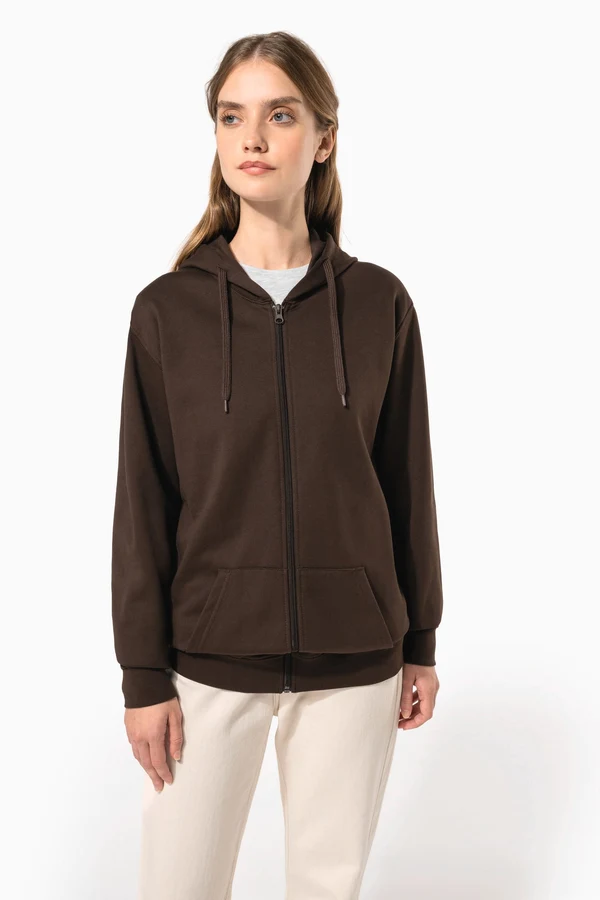 Kapuzen-sweatshirt mit Reißverschluss