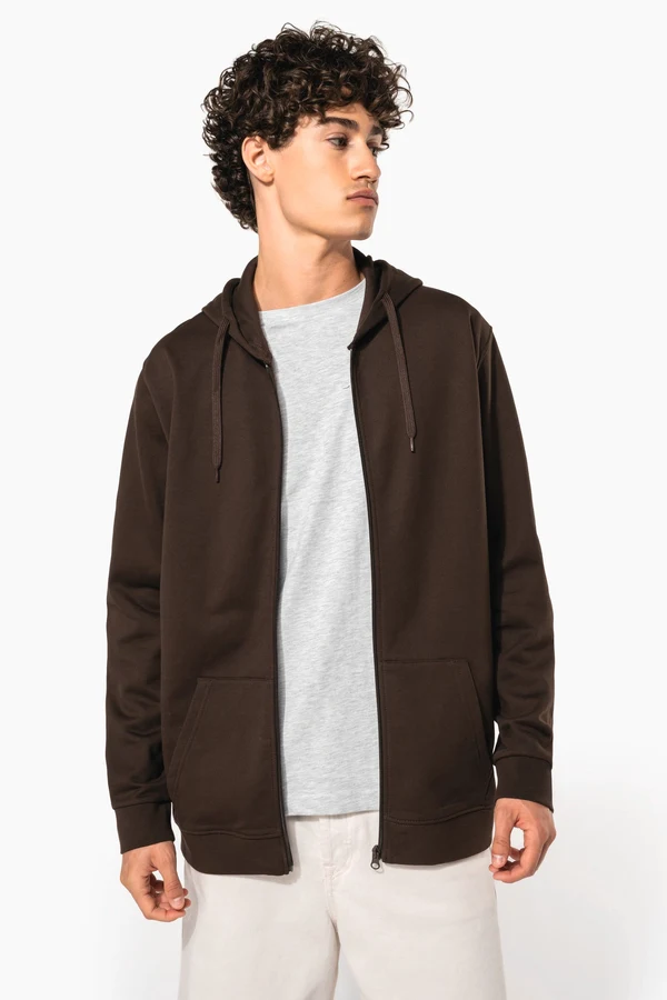 Kapuzen-sweatshirt mit Reißverschluss